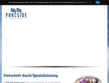Tablet Screenshot of parcside.info